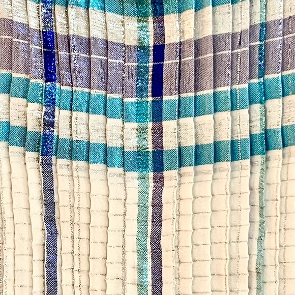 🌺🎉HP🎉🌺 NWT Free People Barcelona Shimmer Plaid Mini Dress - Picture 14 of 16